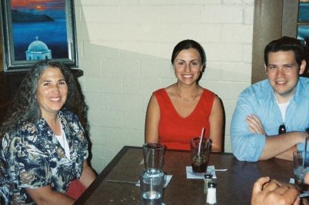 Dr. Amato, Olga, Roger at CS Dinner