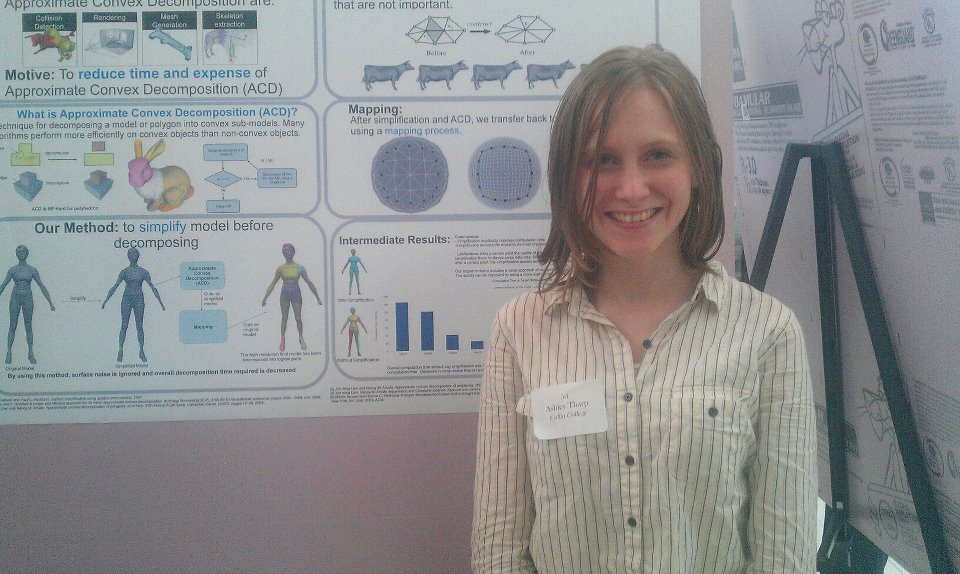 check me out being all cool with my research poster