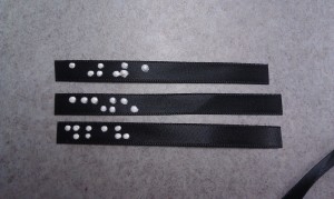 3 Braille Tags in Puff Paint